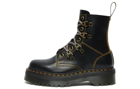 Dr. Martens Unisex Collier 9 Combat Boots Black