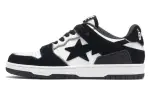 A BATHING APE SK8 Abrasion Resistant Low top Skateboard Shoes Men's Black