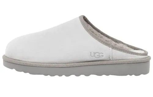 UGG Rubber Sole Closed Toe Slippers Men's Gray
