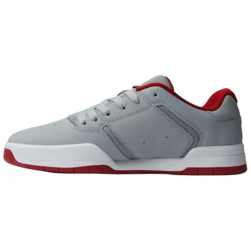 DC Shoes Leather Low top Skateboard Shoes Men's Gray