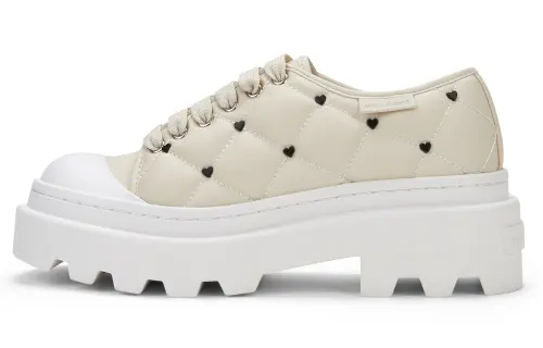 CHARLES&KEITH Low top Canvas Shoes Athletic Shoes Women's Solid Color