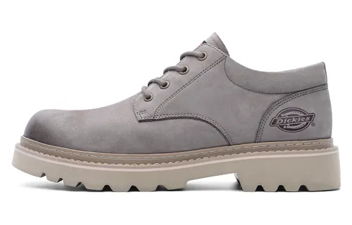 Dickies Top Grain Cow Leather Breathable Abrasion Resistant Slip Resistant Ankle Length Outdoor Boots Men's Gray