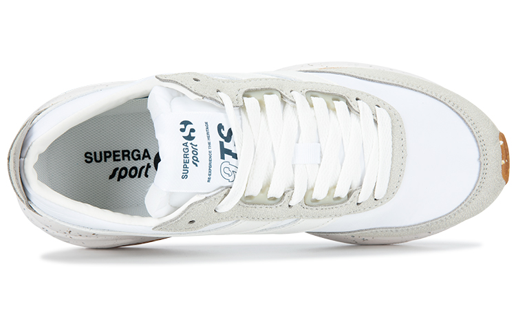 SUPERGA Casual Abrasion Resistant Abrasion Resistant Low top Running Shoes Unisex White