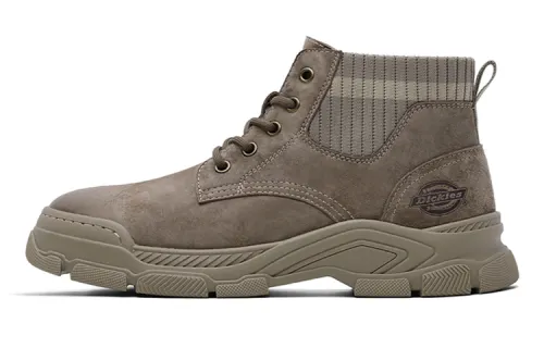Dickies Split Pig Leather Breathable Abrasion Resistant Slip Resistant Outdoor Boots Men's Camel