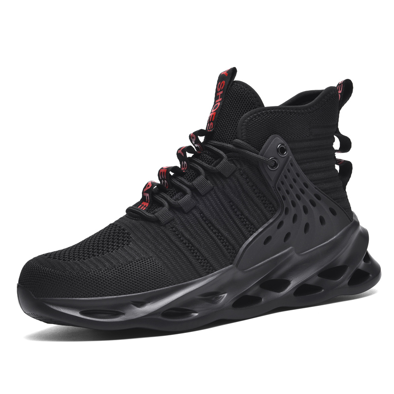 JANECO Fabric Slip Resistant Abrasion Resistant Slip Resistant Abrasion Resistant Mid top Outdoor Shoes Unisex