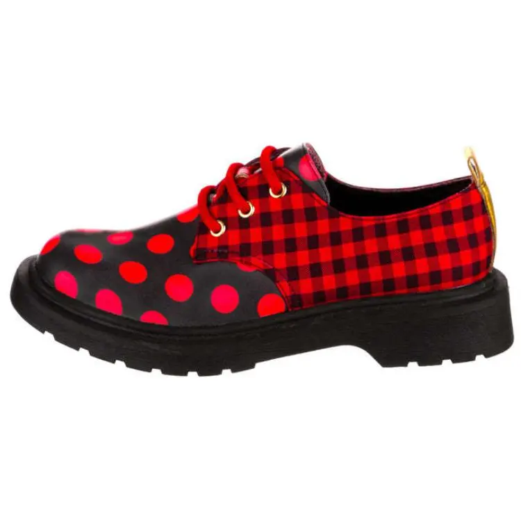 IRREGULAR CHOICE Pu Comfortable Casual Shoes Women's Red