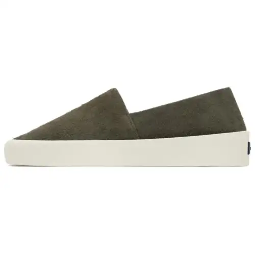 Fear Of God Slip Resistant Abrasion Resistant Low top Skateboard Shoes Unisex Olive Green