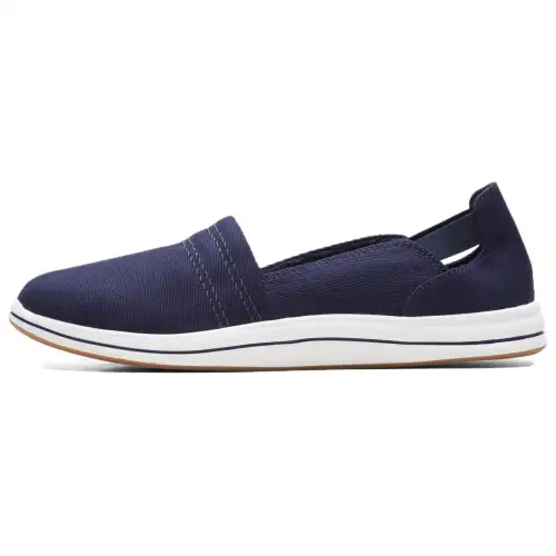 Clarks Fabric Low top Casual Shoes Women's Dark Marine Blue