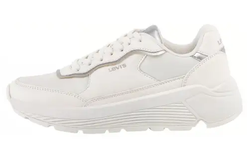 Levis Versatile Low top Casual Shoes Women's White Silver