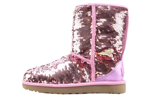 UGG Classic Short Sequin 'Pink' Women's
