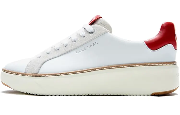 COLE HAAN Cow Leather Low top Casual Shoes Women's White