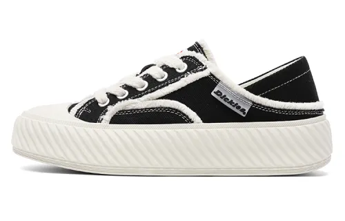 Dickies Minimalist Style Platform, Slip on Low top Skateboard Shoes Women's Black