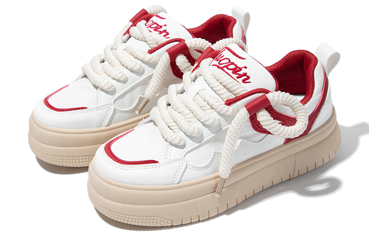 TUOPIN Fabric Soft And Cozy Platform Cream Puff Fleece Lined Puffy Shoes Thermal Slip Resistant Height Increasing