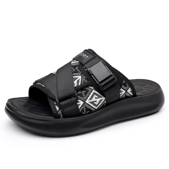 PEHL Skeleton Abrasion Resistant Abrasion Resistant Slide Slippers Men's