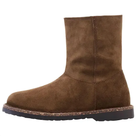 Birkenstock Uppsala Zip Suede Thermal Short Snow Boots Women's Dark Tea Brown Narrow