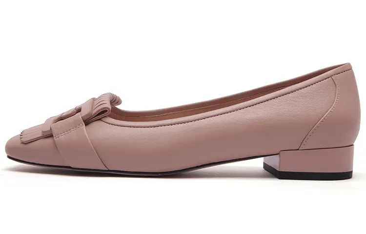 PACO GIL Sheepskin Casual Shoes Women's Pink