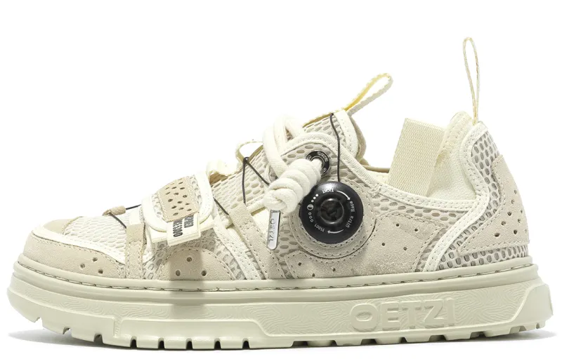 OETZI 4 Ice Man Oz Textile, Cow Leather Low top Athletic Shoes, Skateboard Shoes Unisex