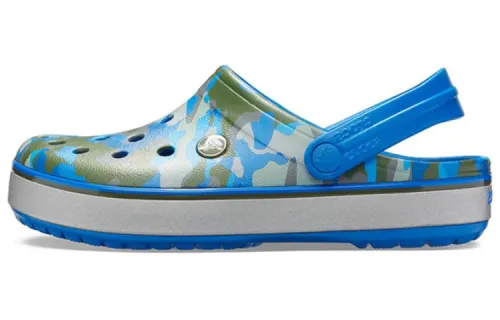 Crocs Crocband Printed Sandals Blue Camouflage Unisex