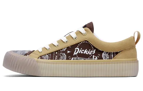 Dickies Low top Canvas Shoes Men's Light Brown Coffee