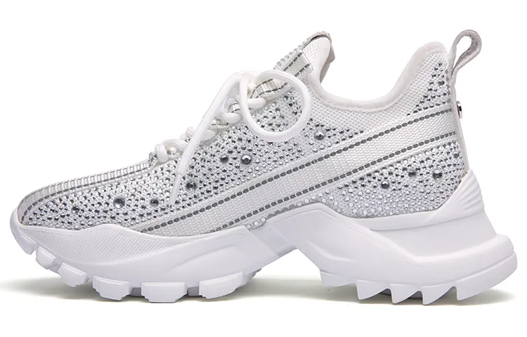 PACO GIL Chunky Sneakers Women's Low Top White