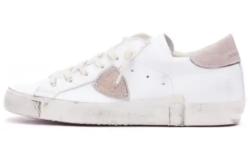 PHILIPPE MODEL Leather Low top Skateboard Shoes Women's White