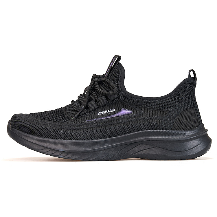 Joy&Mario Fabric Low top Casual Shoes Women's Black