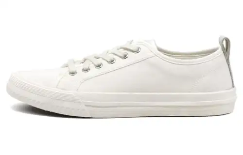 Clarks Denim Low top Skateboard Shoes Men's White