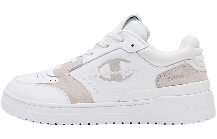 Champion Essentials Series Format Trainer Embroidered Logo Color Block Thick Sole Casual Low Top Sneakers Men's Arctic Gray