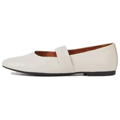VAGABOND SHOEMAKERS Leather Fashion Trend Mary Jane Shoes Women's Ecru