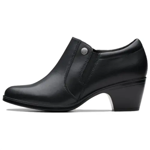 Clarks Leather Casual Shoes 5.5cm Women's Black