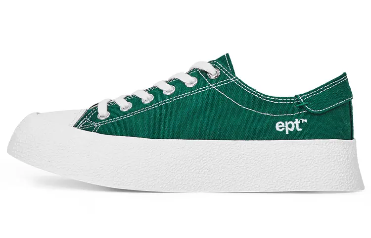 East Pacific Trade Canvas Lace Up Low top Skateboard Shoes Men's Green