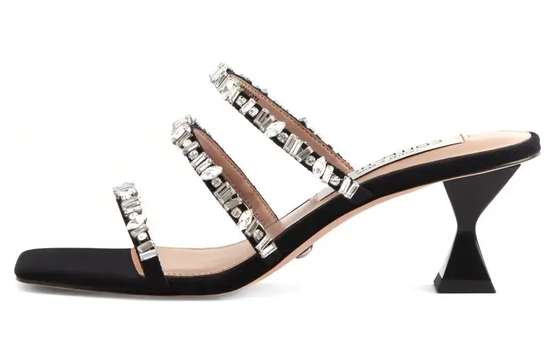 CHARLES&KEITH Mary Jane Shoes 6CM Women's Black