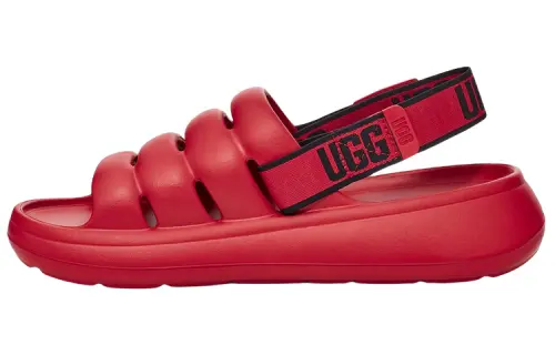 UGG Sport Yeah Slide Samba Red