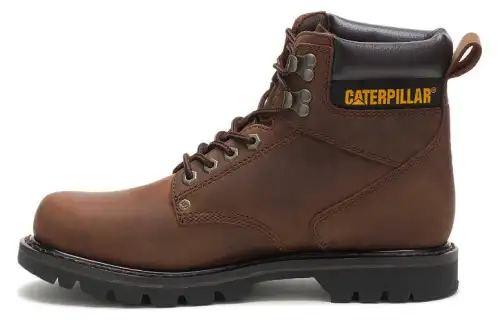 CAT Work Boots Crew Outdoor Shoes Men's Brown