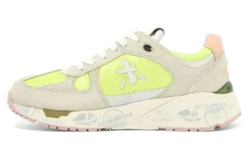PREMIATA Leather Low top Casual Shoes Women's Green