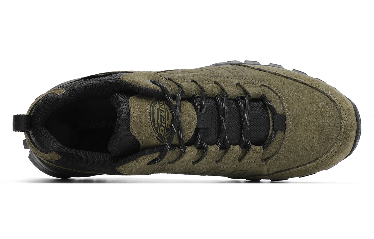 Dickies Fabric Cushioning Abrasion Resistant Cushioning, Wear Resistant Low top Mountaineering Shoes Men’s Army Green
