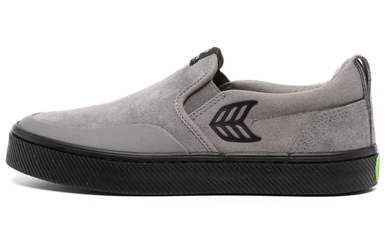 CARIUMA Round Tip Stylish Skateboarding Shoes Women's Charcoal Gray