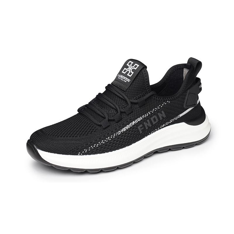 LAORENTOU Walking Shoes Men’s Low Top Black