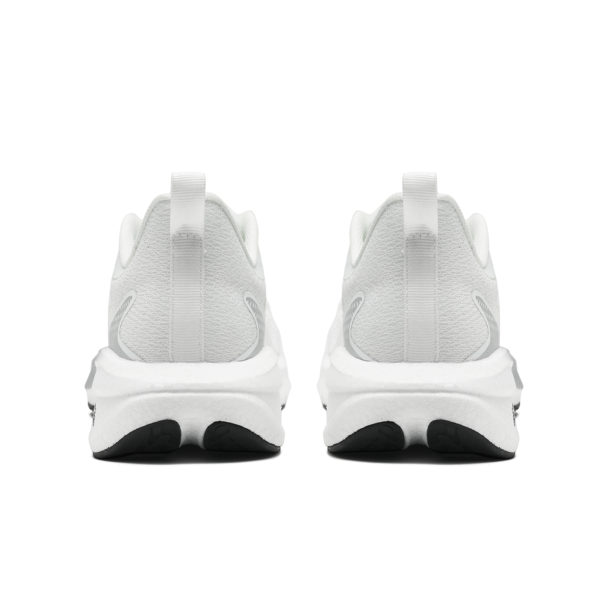 OURCOVER ETPU Sole Running Shoes Unisex Silver White