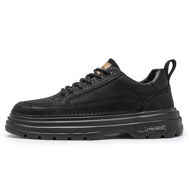 Mulinsen Mulinsen Fashionable Youth Business Leather Shoes Soft Leather Soft Comfortable British Style Daily Commuting Work Shoes Casual Shoes Men's Style