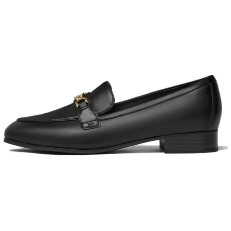 Clarks Routee25 Charm Sheepskin Loafers 2.5cm Women's Black