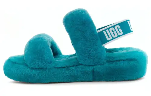 UGG Oh Yeah Slide Aqua Blue Women's