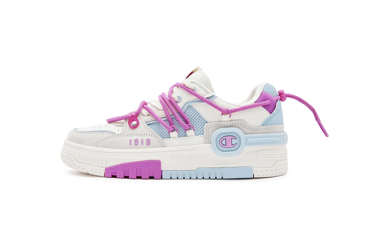 Champion Bumper V1 Headphones Low top Skateboard Shoes Women's Light Purple