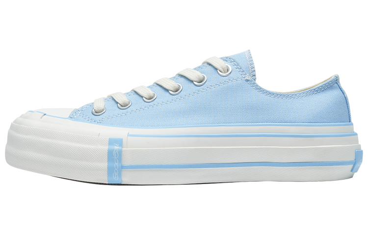GOOD BAI Canvas Shoes Unisex Low Top Baby Blue