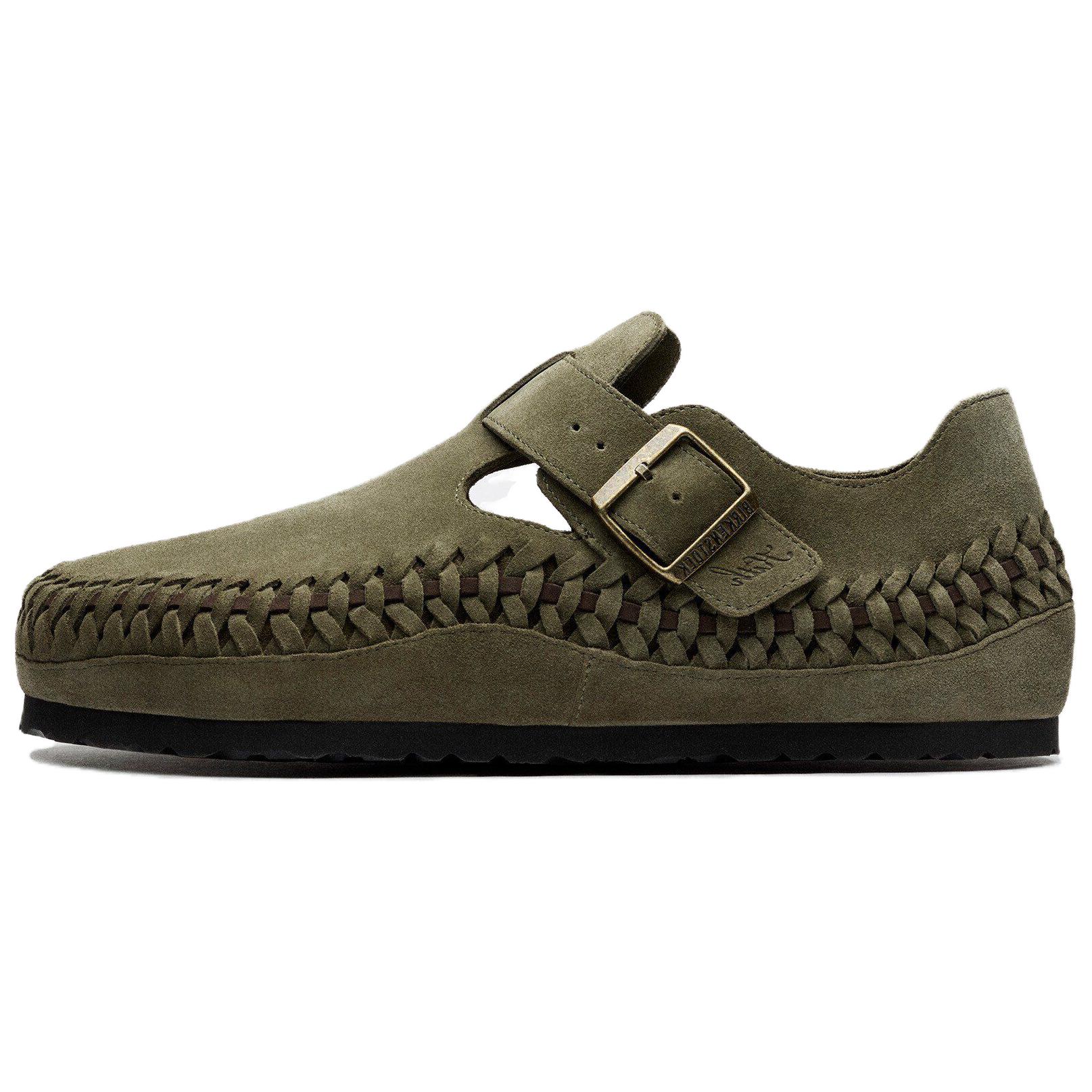 Кеды KITH x Birkenstock London (зеленые)