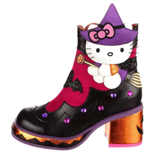 IRREGULAR CHOICE Pu Ankle Boots 8cm Women's Black