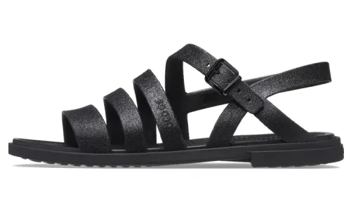 Crocs Tulum Sandals 'All Black' Women's