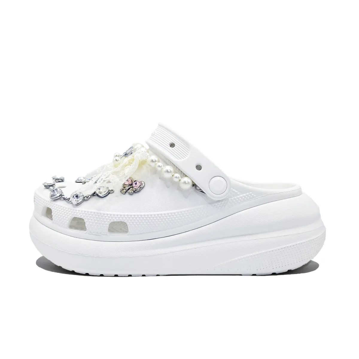 Crocs Crush Clog EVA Clogs Women's White