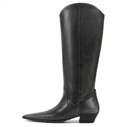 VAGABOND SHOEMAKERS Leather Knee high Boots 4cm Women's Black