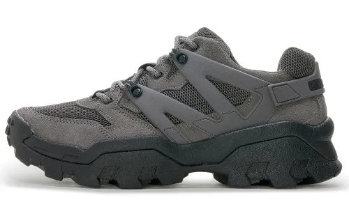 CAT REACTOR Collection Low top Mountaineering Shoes Unisex Dark Gray